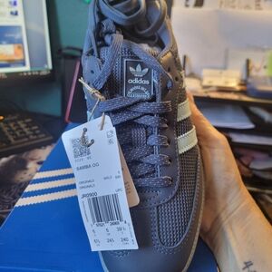 adidas Samba OG Navy with White Stripes